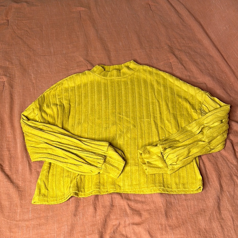 Cropped Long Sleeve Shirt